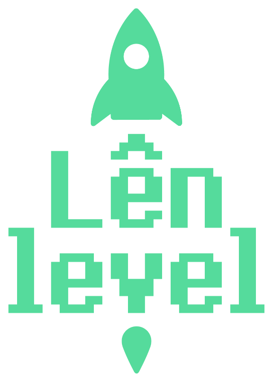 Logo Lên Level Xanh Mint